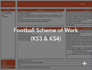 Football scheme of work